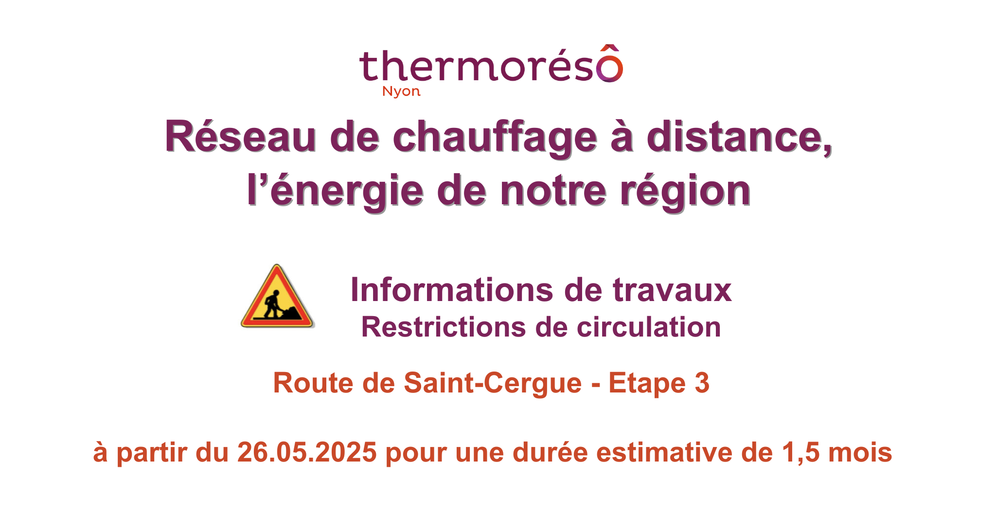 Réseau De Chauffage à Distance, L’énergie De Notre Région